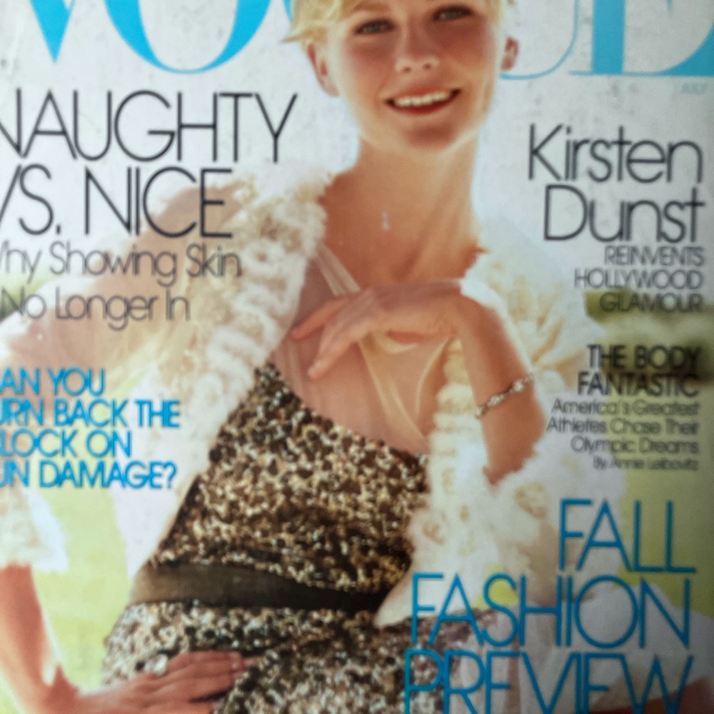 Vogue Magazine July 2004 Kirsten Dunst